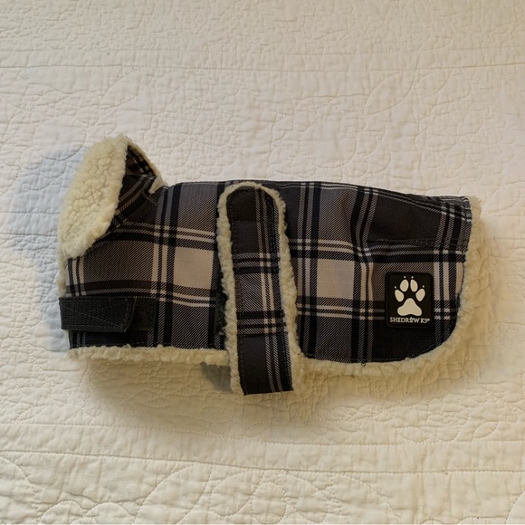 Shed row K9 dog coat Aspen xxs pet jacket plaid - Picture 2 of 10